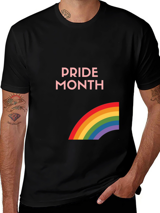 Pride Month Rainbow Graphic Tee