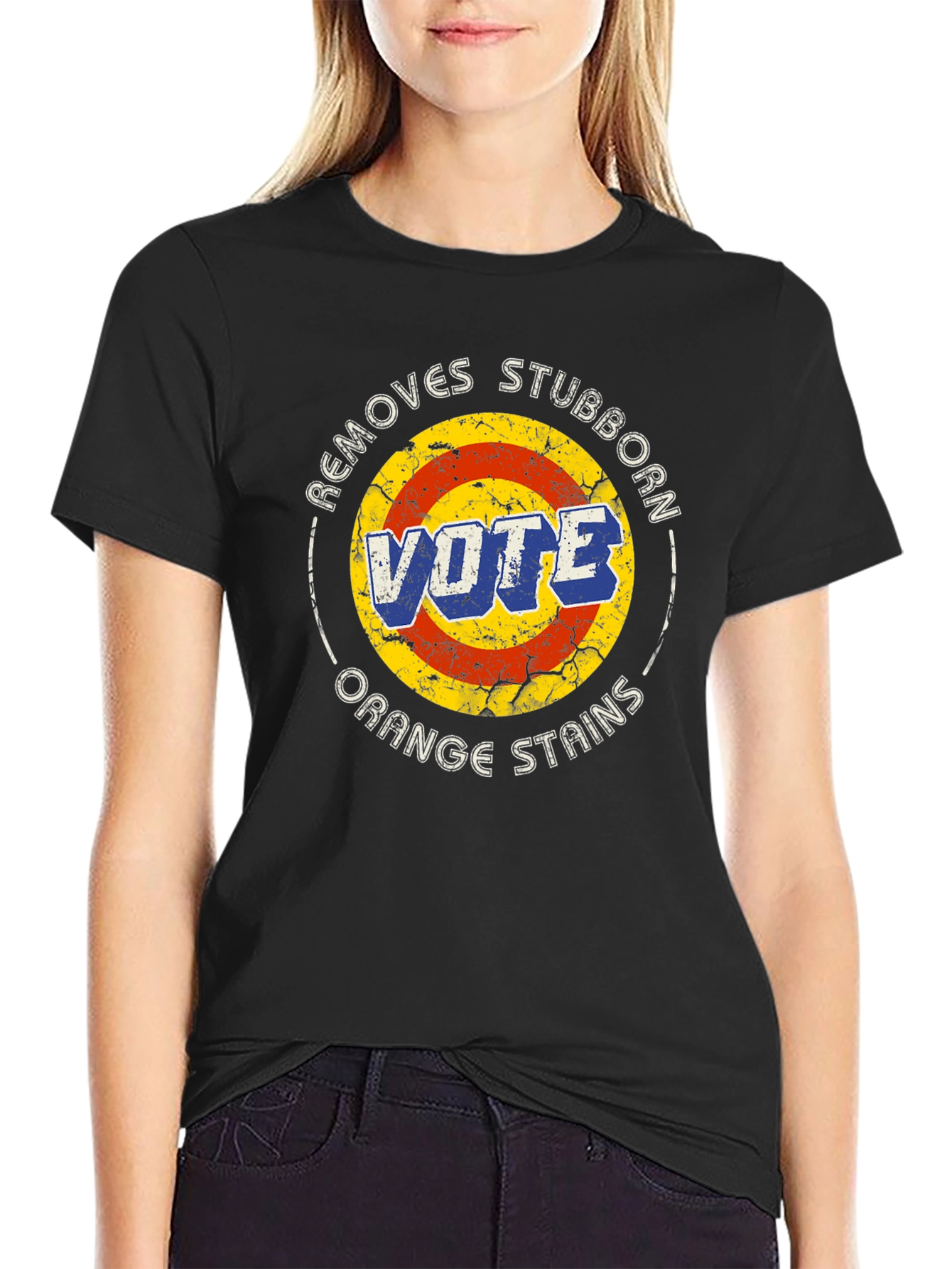 Vote Removes Stubborn Orange Stains Graphic T-Shirt