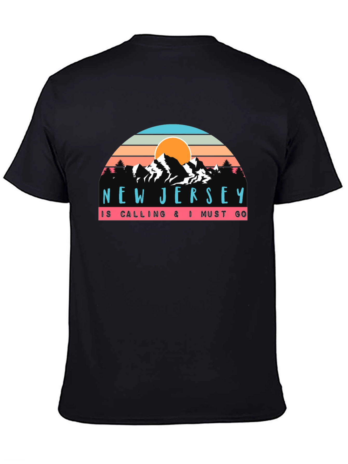 New Jersey Calling Graphic T-Shirt