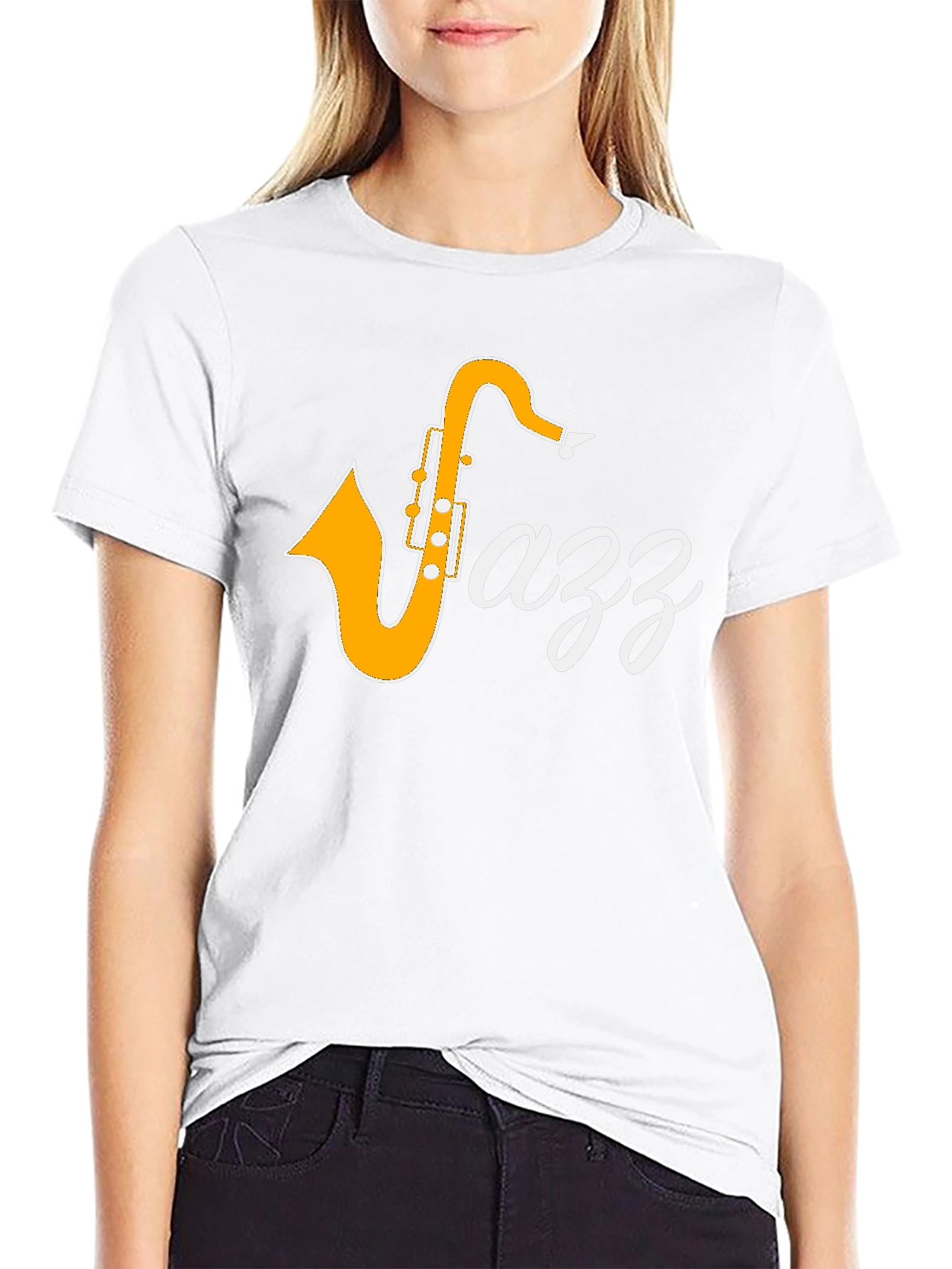 Jazz Saxophone Graphic T-Shirt - Stylish Music Tee