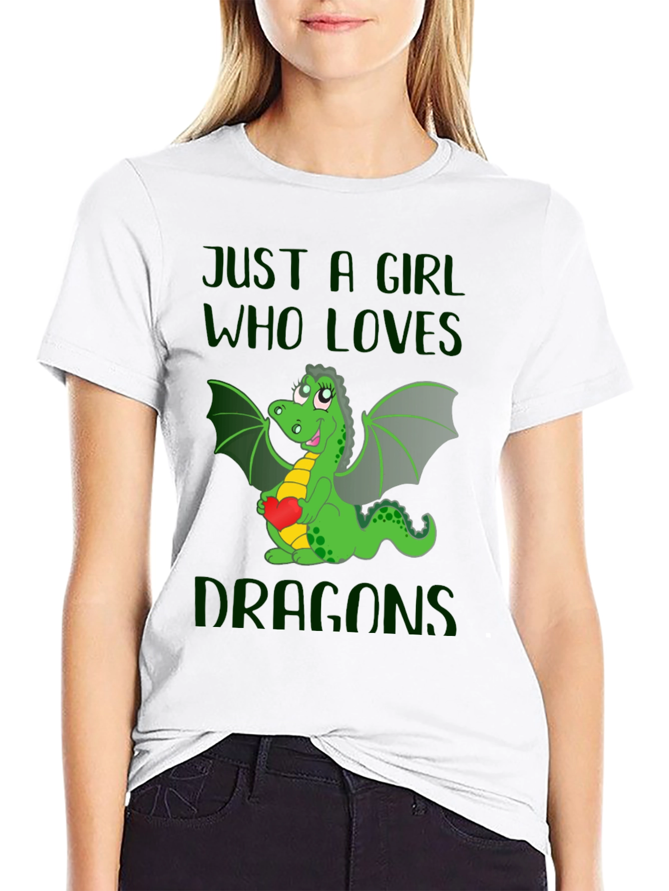 Just A Girl Who Loves Dragons T-Shirt