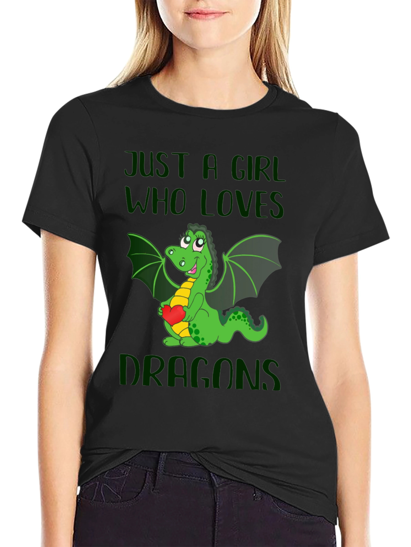 Just A Girl Who Loves Dragons T-Shirt