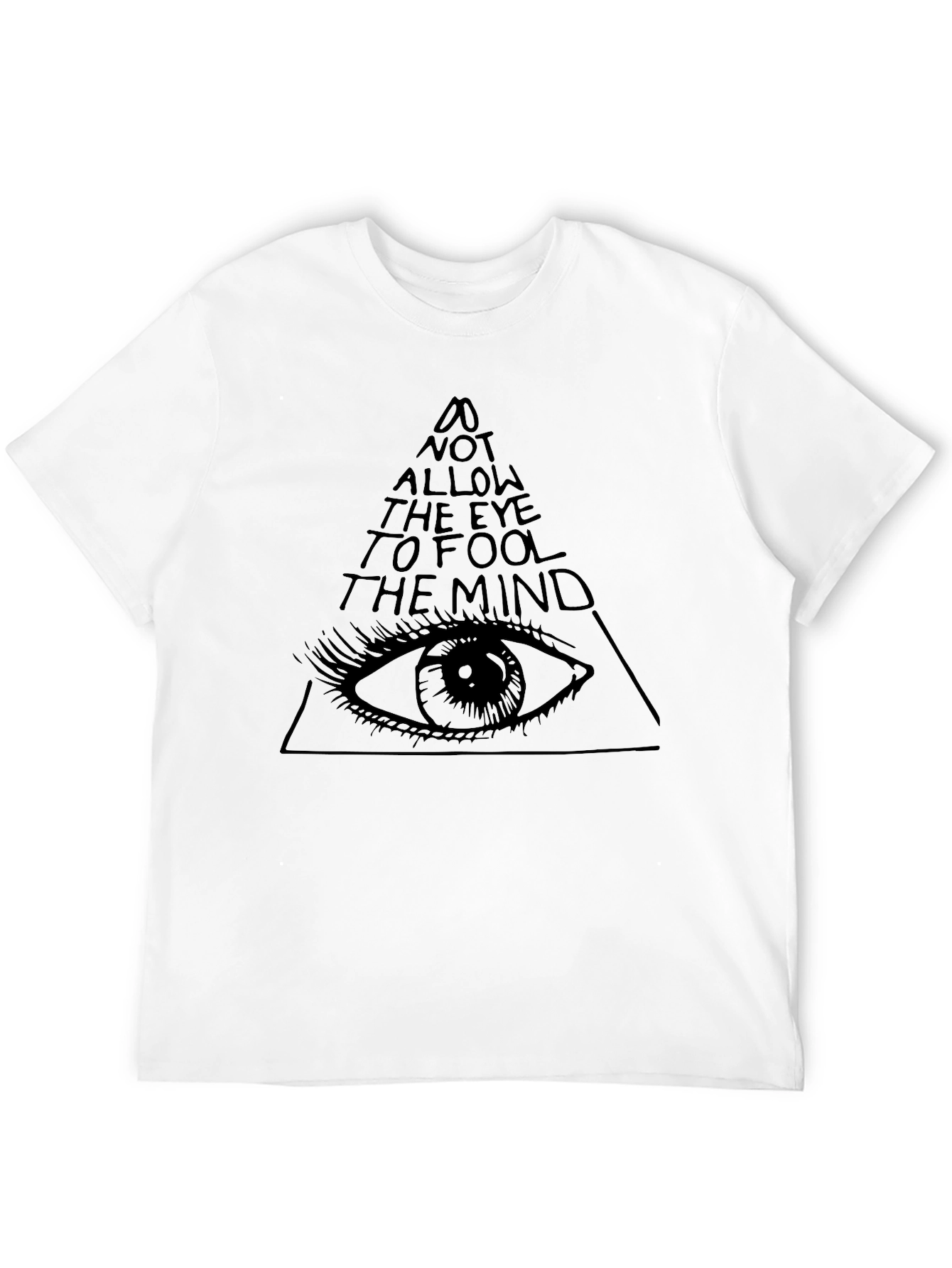 Eye & Pyramid Graphic Tee - Black T-Shirt