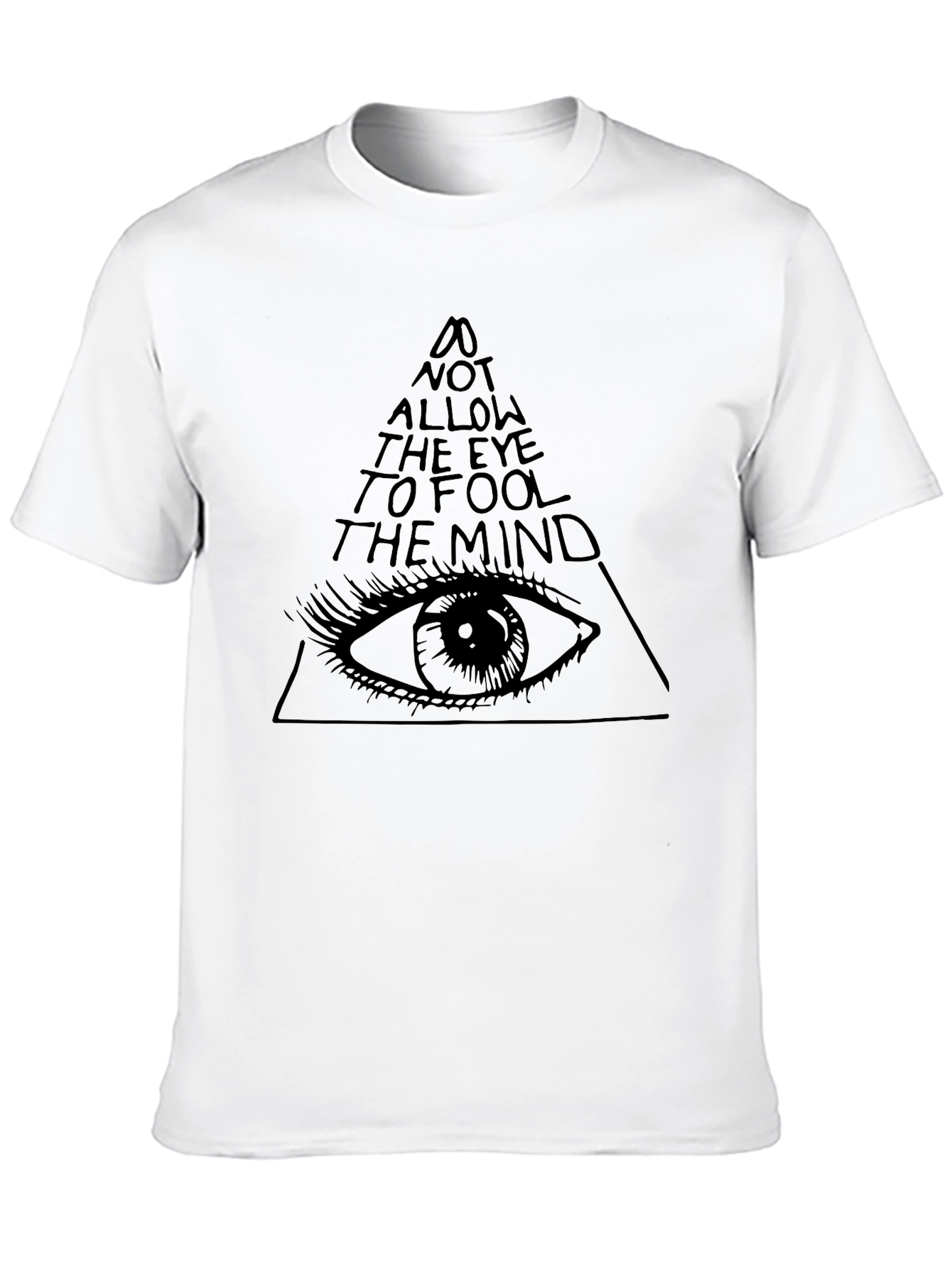 Eye & Pyramid Graphic Tee - Black T-Shirt