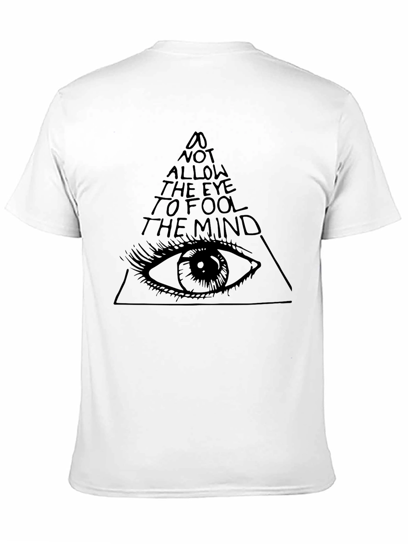 Eye & Pyramid Graphic Tee - Black T-Shirt