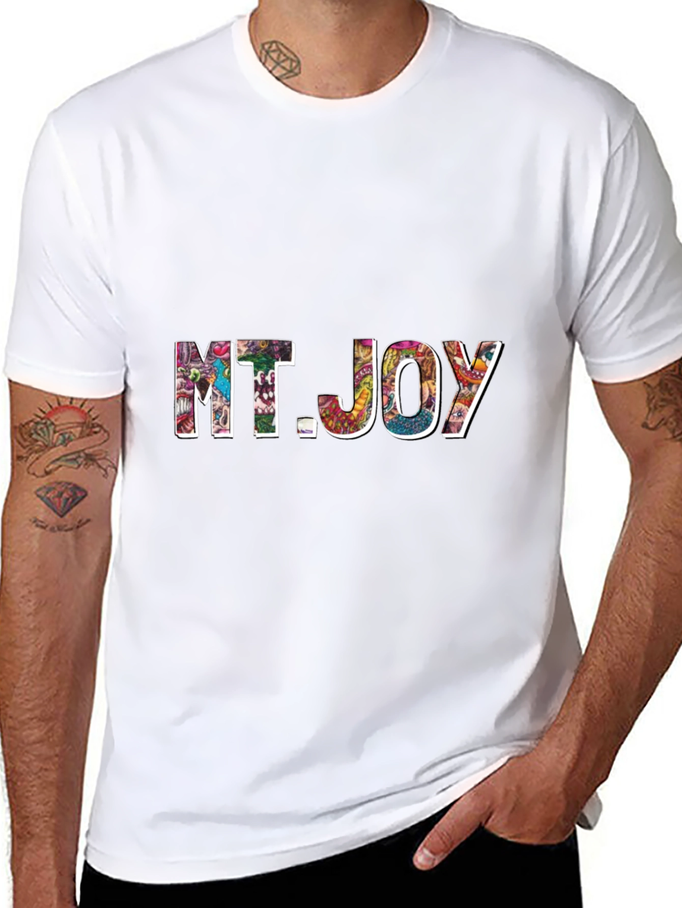 MT. JOY Graphic T-Shirt - Casual Black Tee