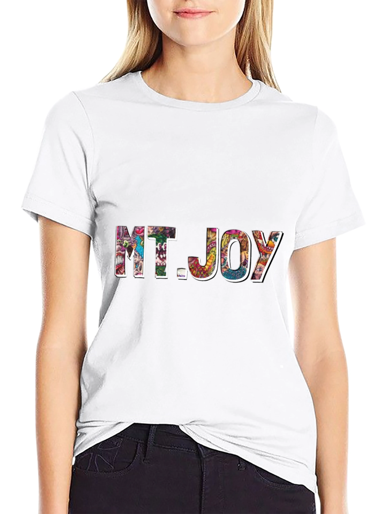 MT. JOY Graphic T-Shirt - Casual Black Tee