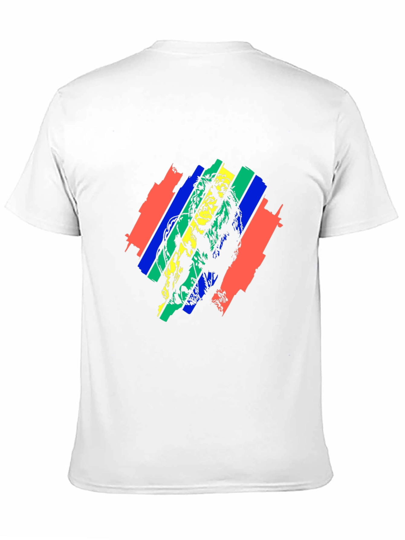 Rasta Lion Graphic Tee - Black