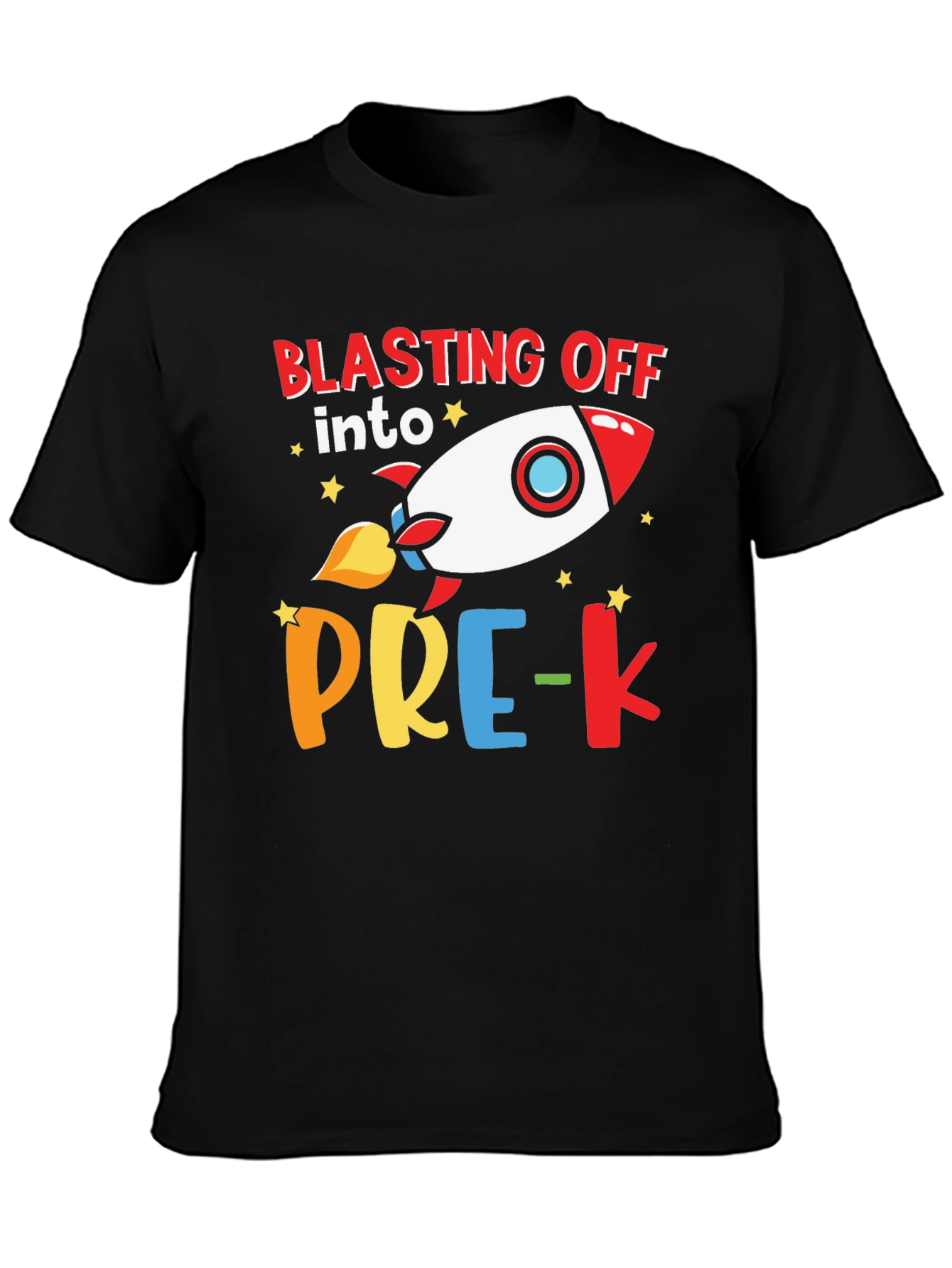 Blasting Off into Pre-K Rocket T-Shirt