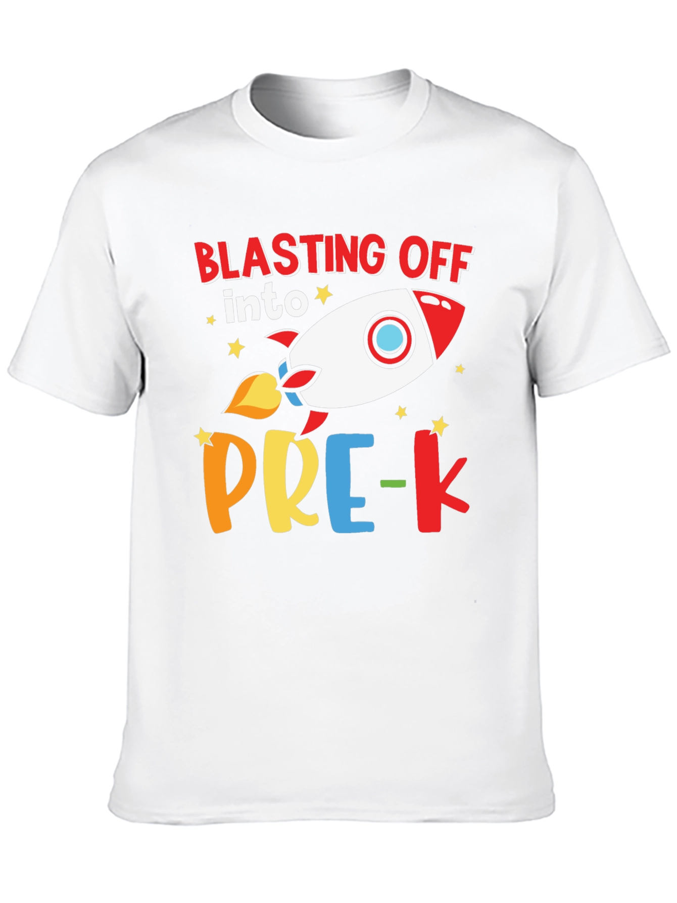 Blasting Off into Pre-K Rocket T-Shirt