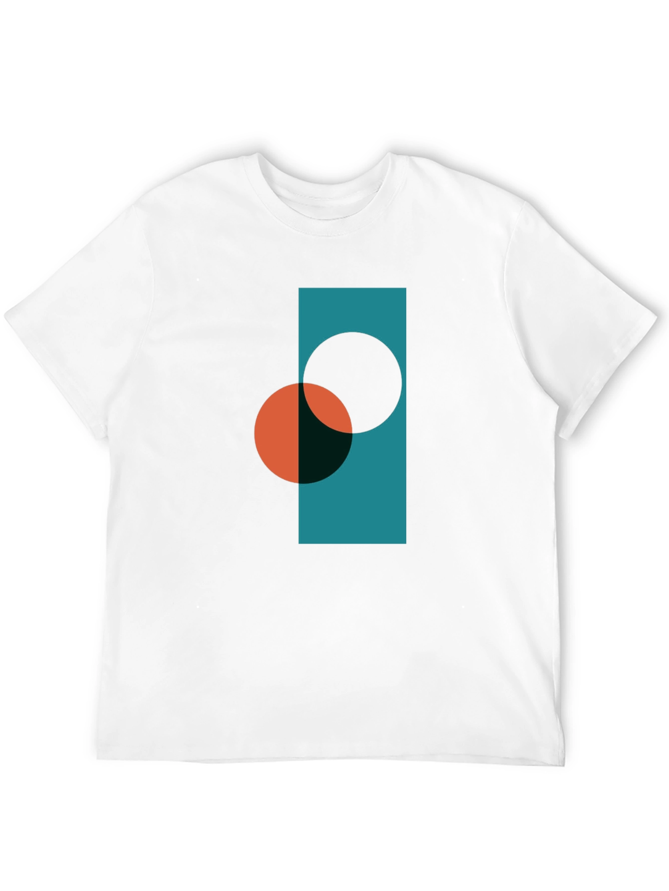 Geometric Graphic Tee - Modern Art Shirt