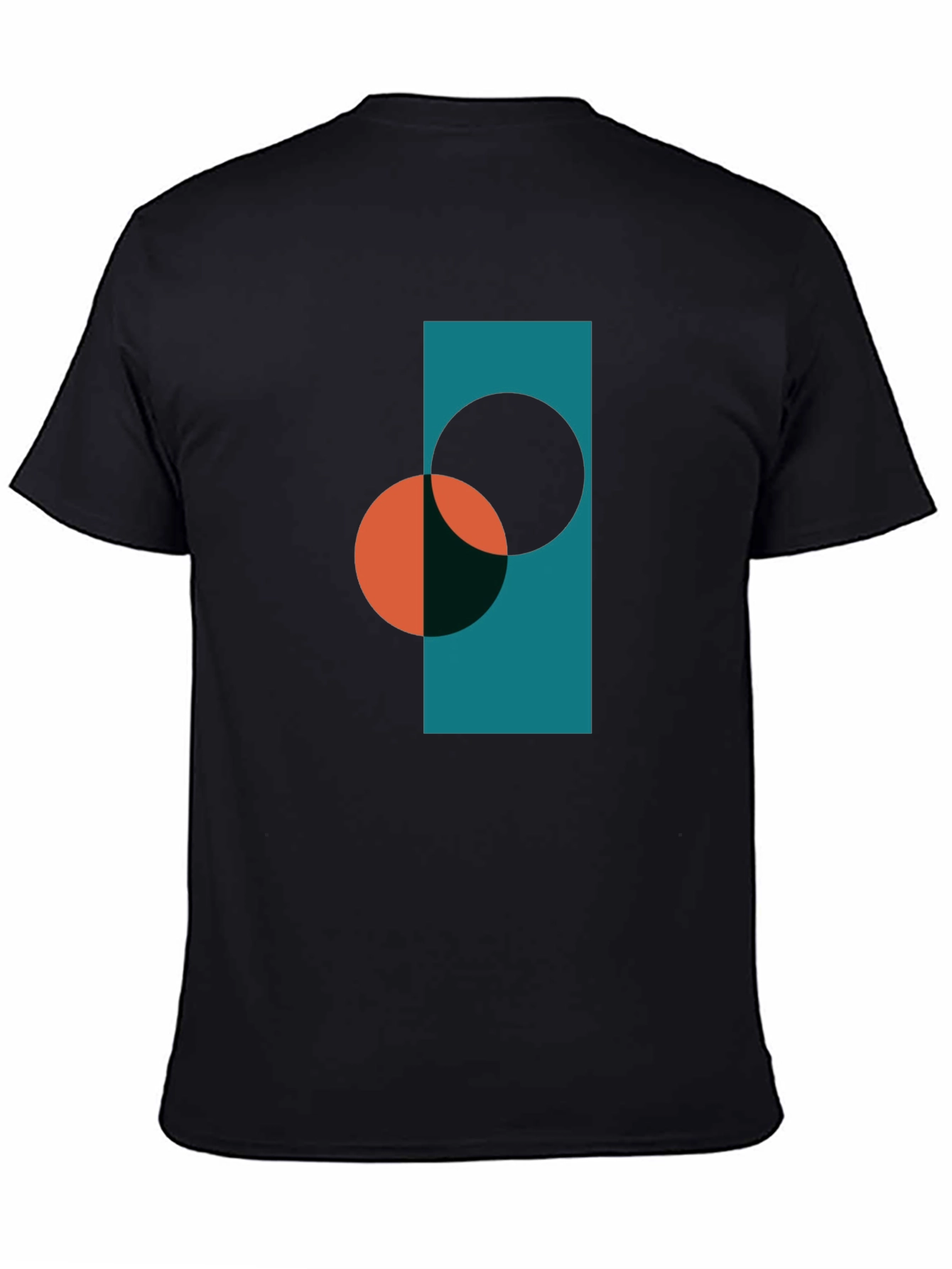 Geometric Graphic Tee - Modern Art Shirt