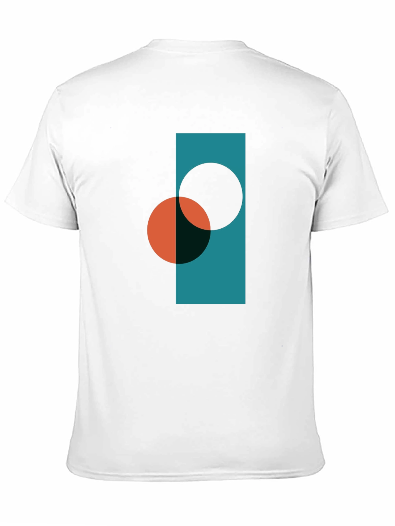 Geometric Graphic Tee - Modern Art Shirt