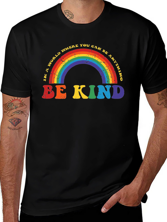 Be Kind Rainbow Graphic Tee