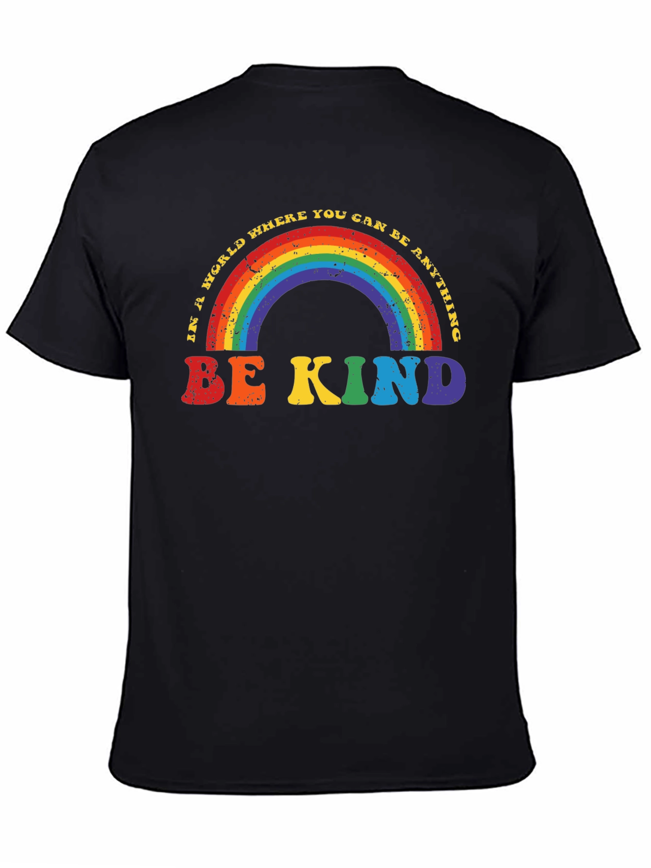 Be Kind Rainbow Graphic Tee