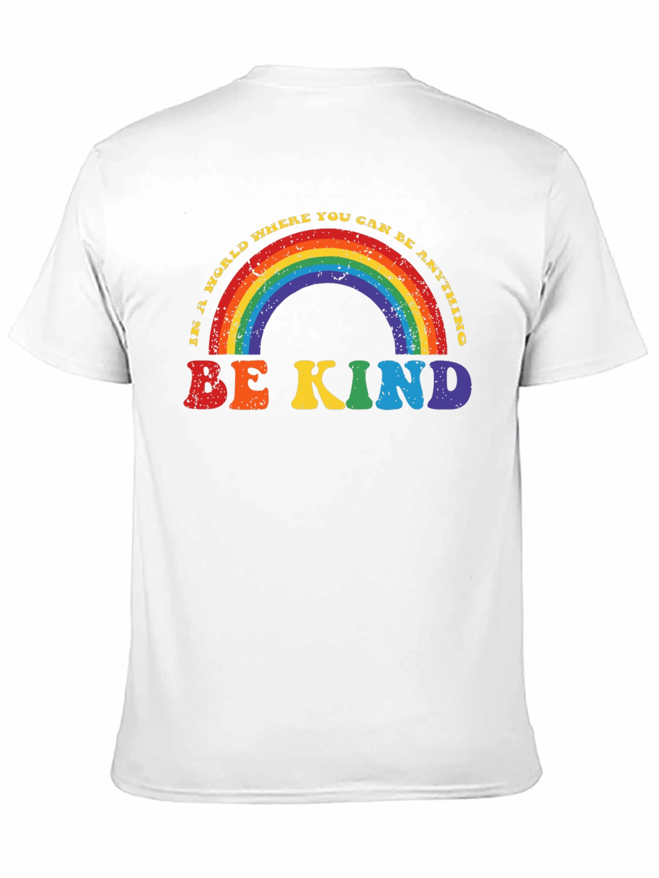 Be Kind Rainbow Graphic Tee