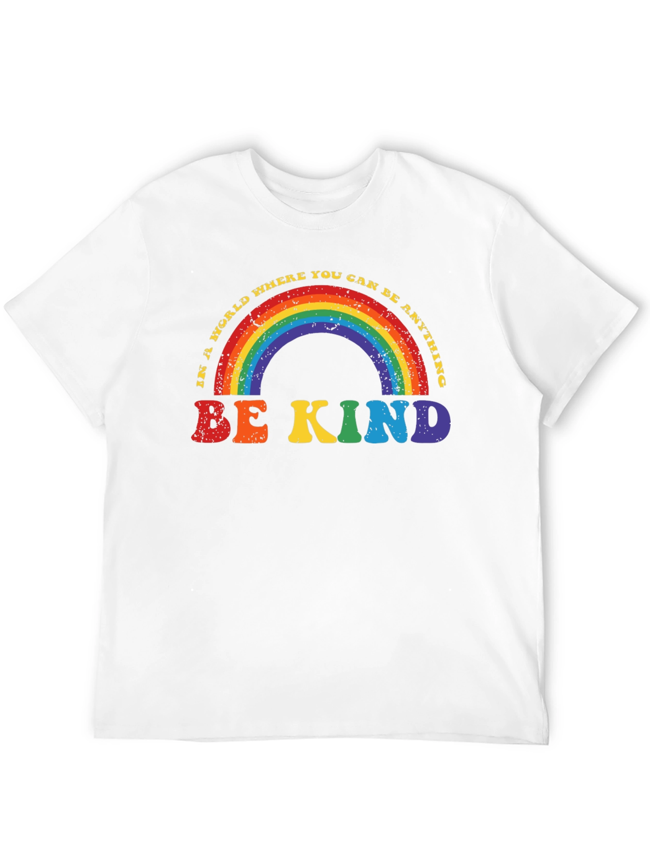 Be Kind Rainbow Graphic Tee