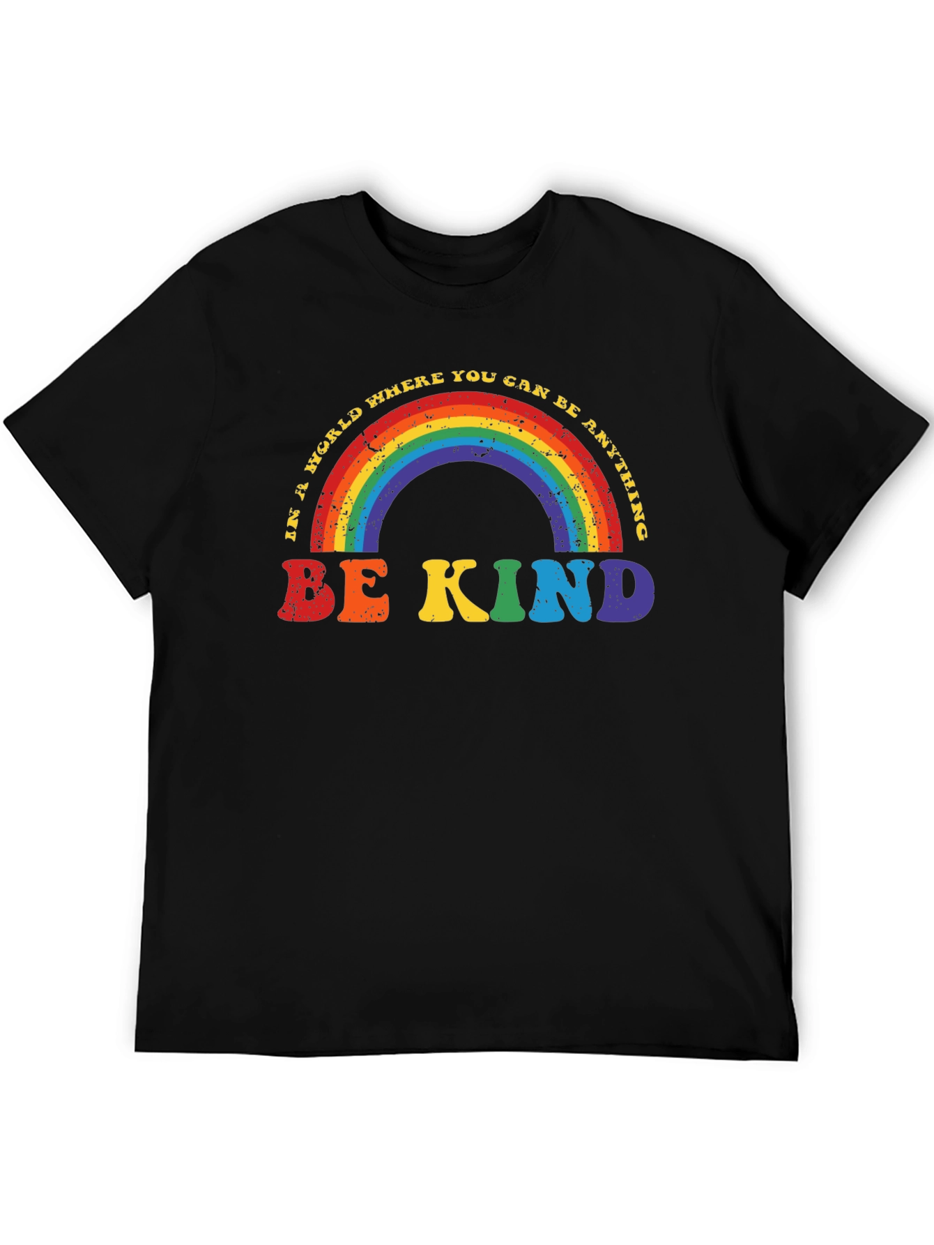 Be Kind Rainbow Graphic Tee