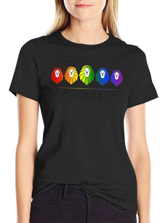 Pride Lion T-Shirt - Rainbow LGBTQ+ Tee