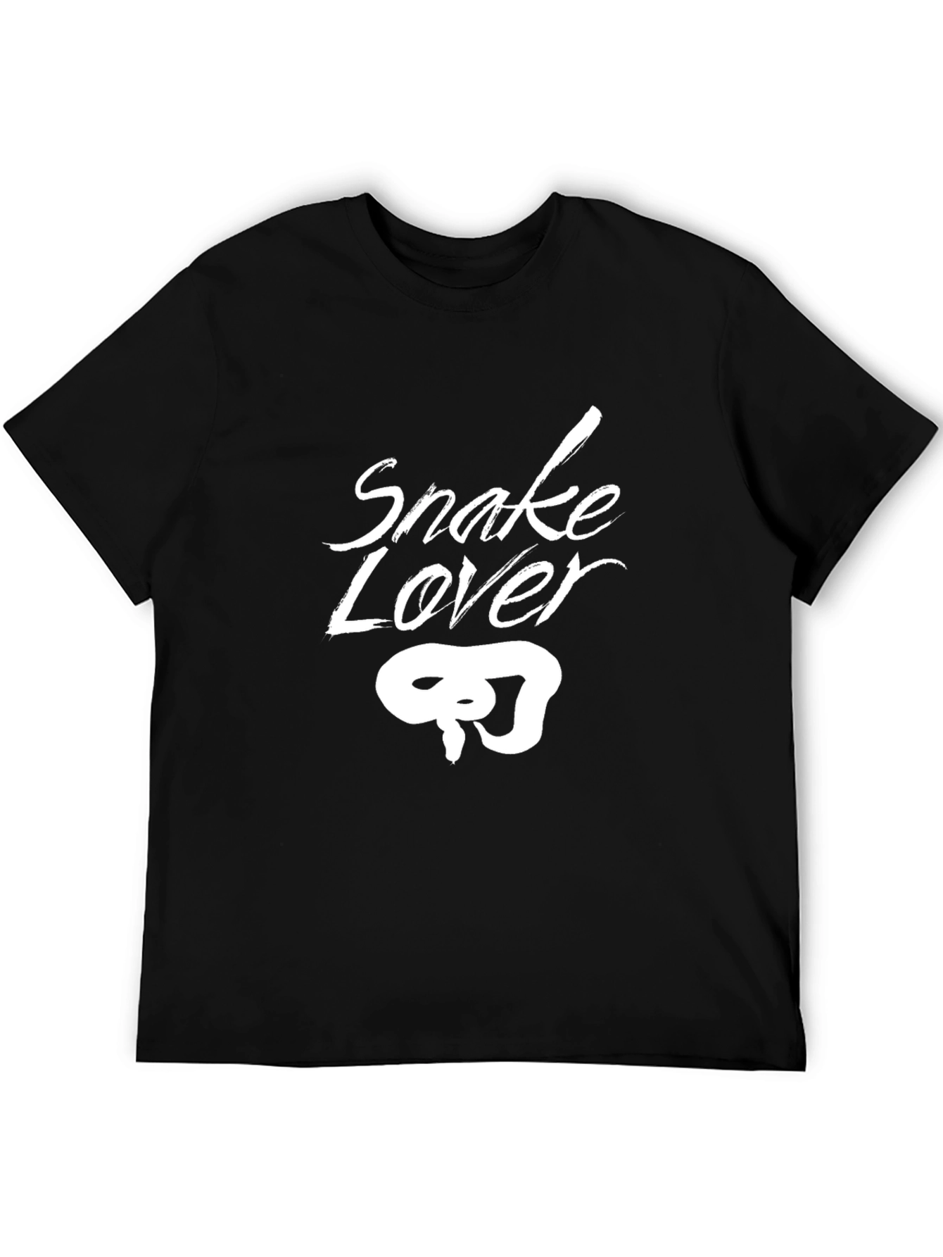 Snake Lover Graphic Tee - Black