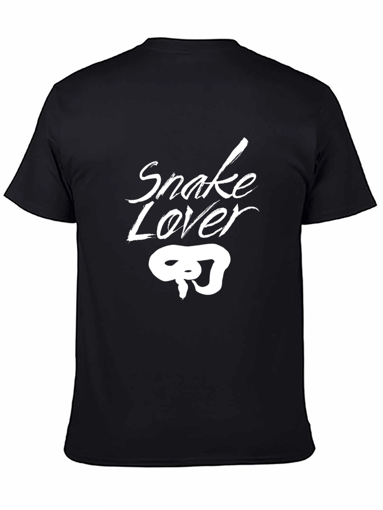 Snake Lover Graphic Tee - Black