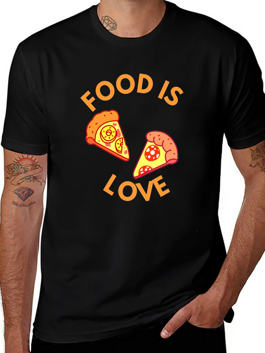 Food is Love Pizza Graphic Tee