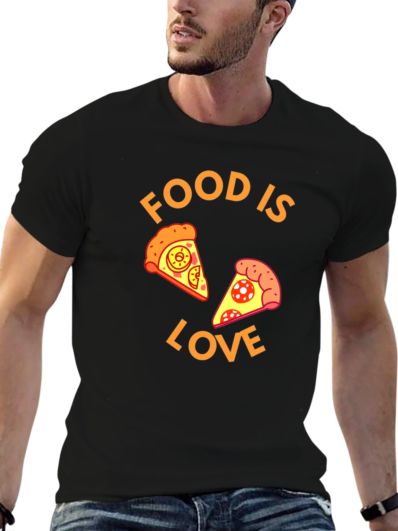 Food is Love Pizza Graphic Tee