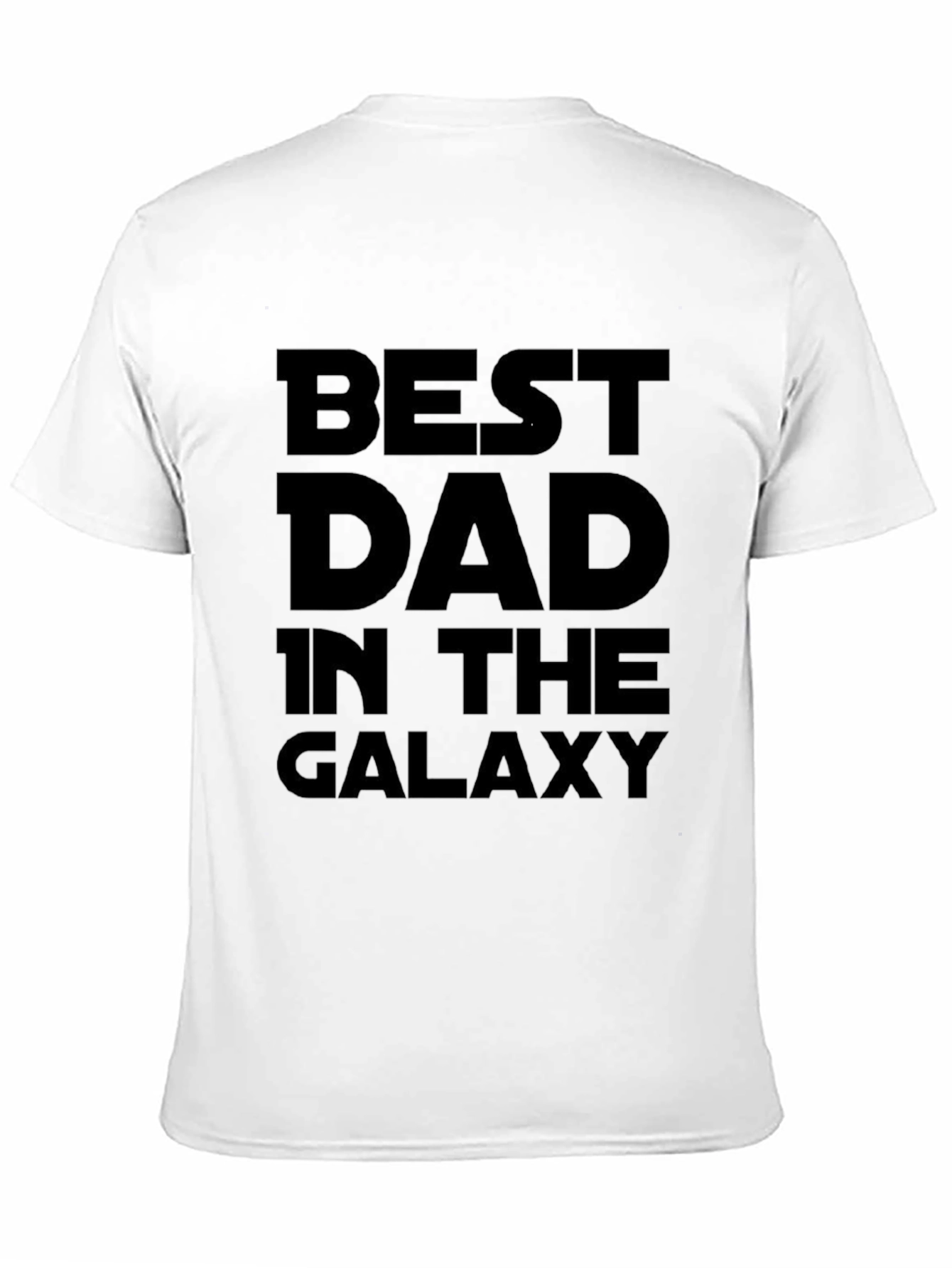 Best Dad in the Galaxy T-Shirt - Black