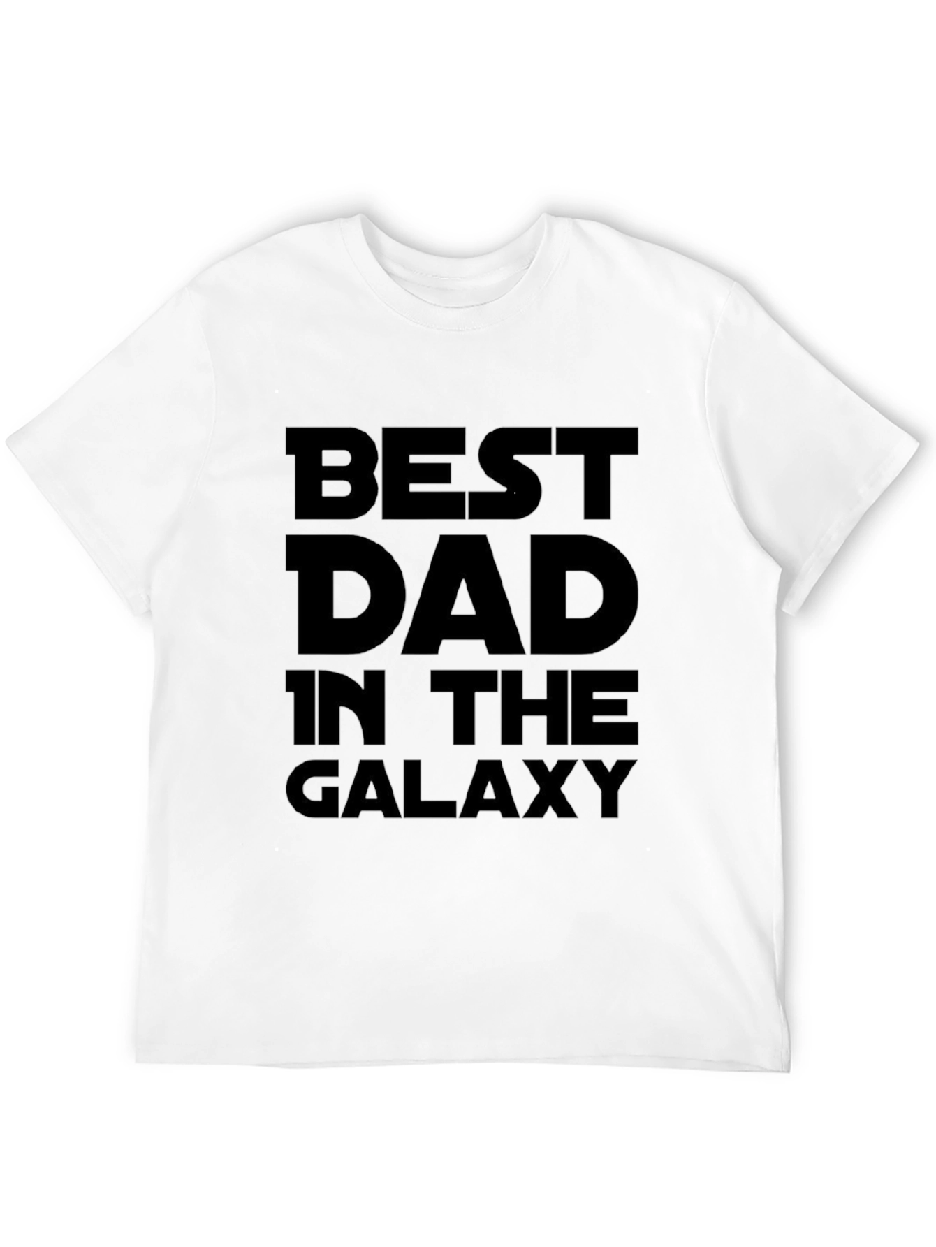 Best Dad in the Galaxy T-Shirt - Black