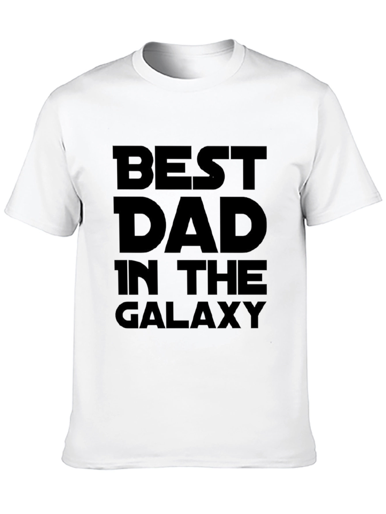 Best Dad in the Galaxy T-Shirt - Black