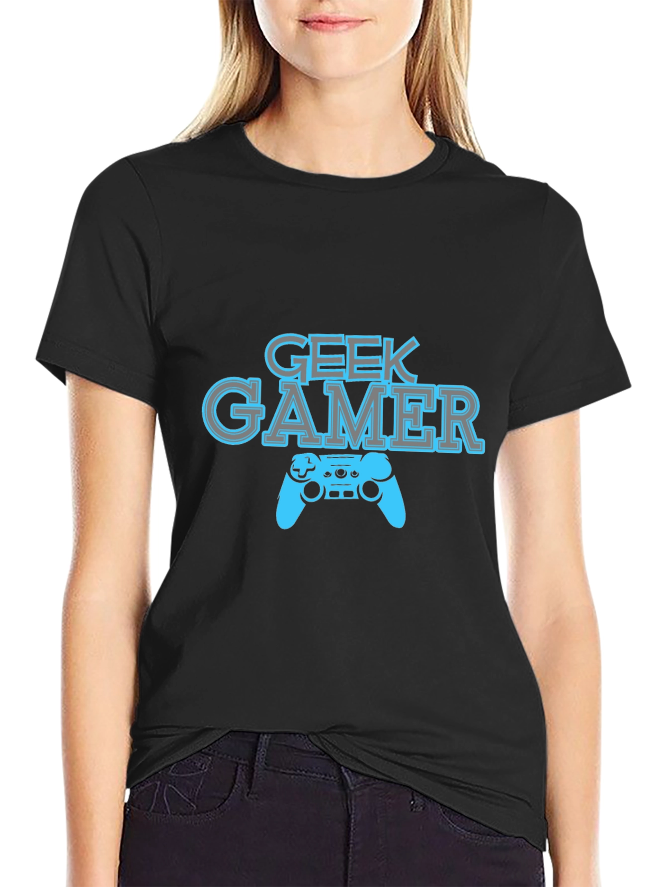 Geek Gamer Black T-Shirt