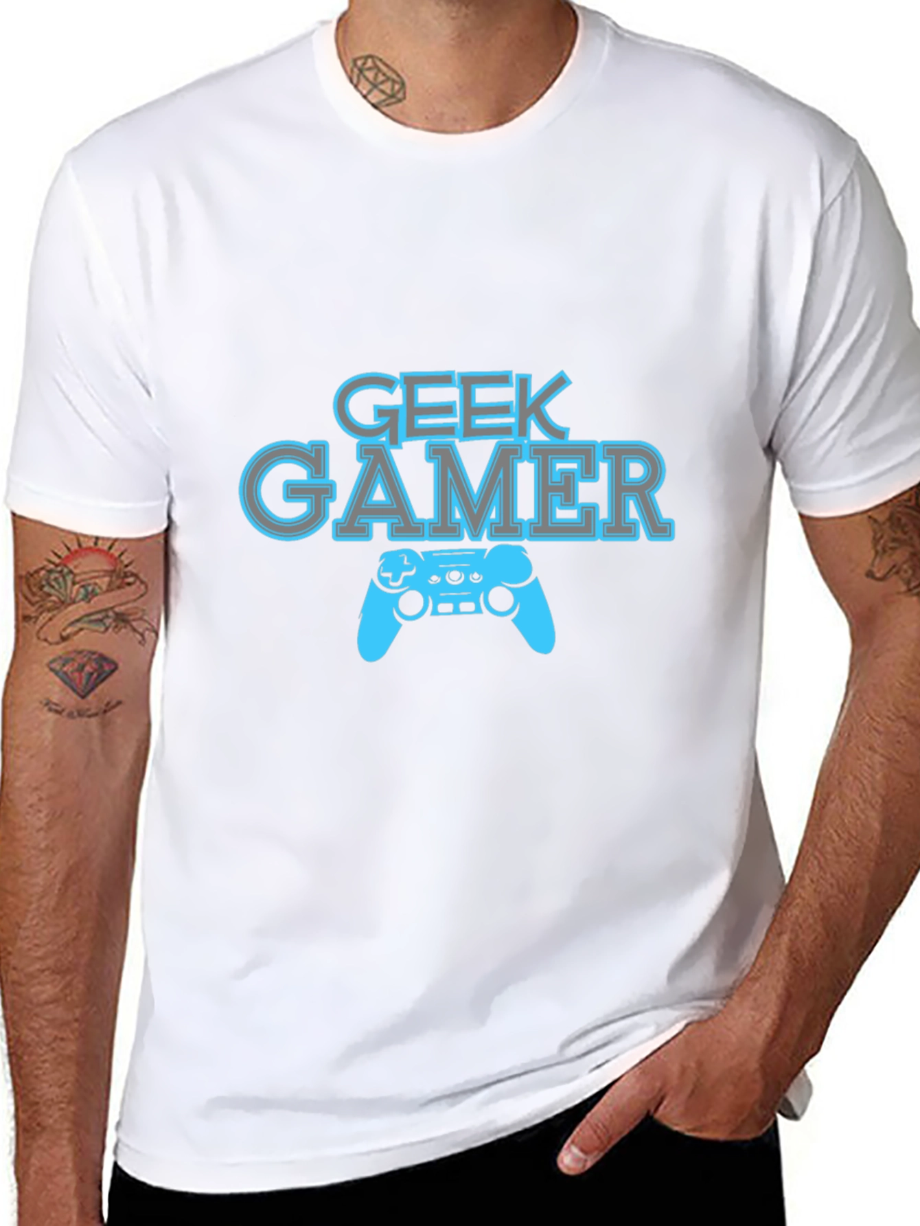 Geek Gamer Black T-Shirt