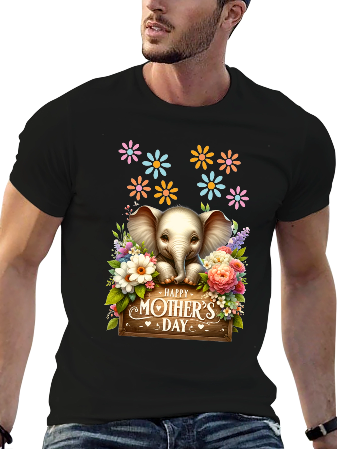 Cute Elephant Mothers Day T-Shirt