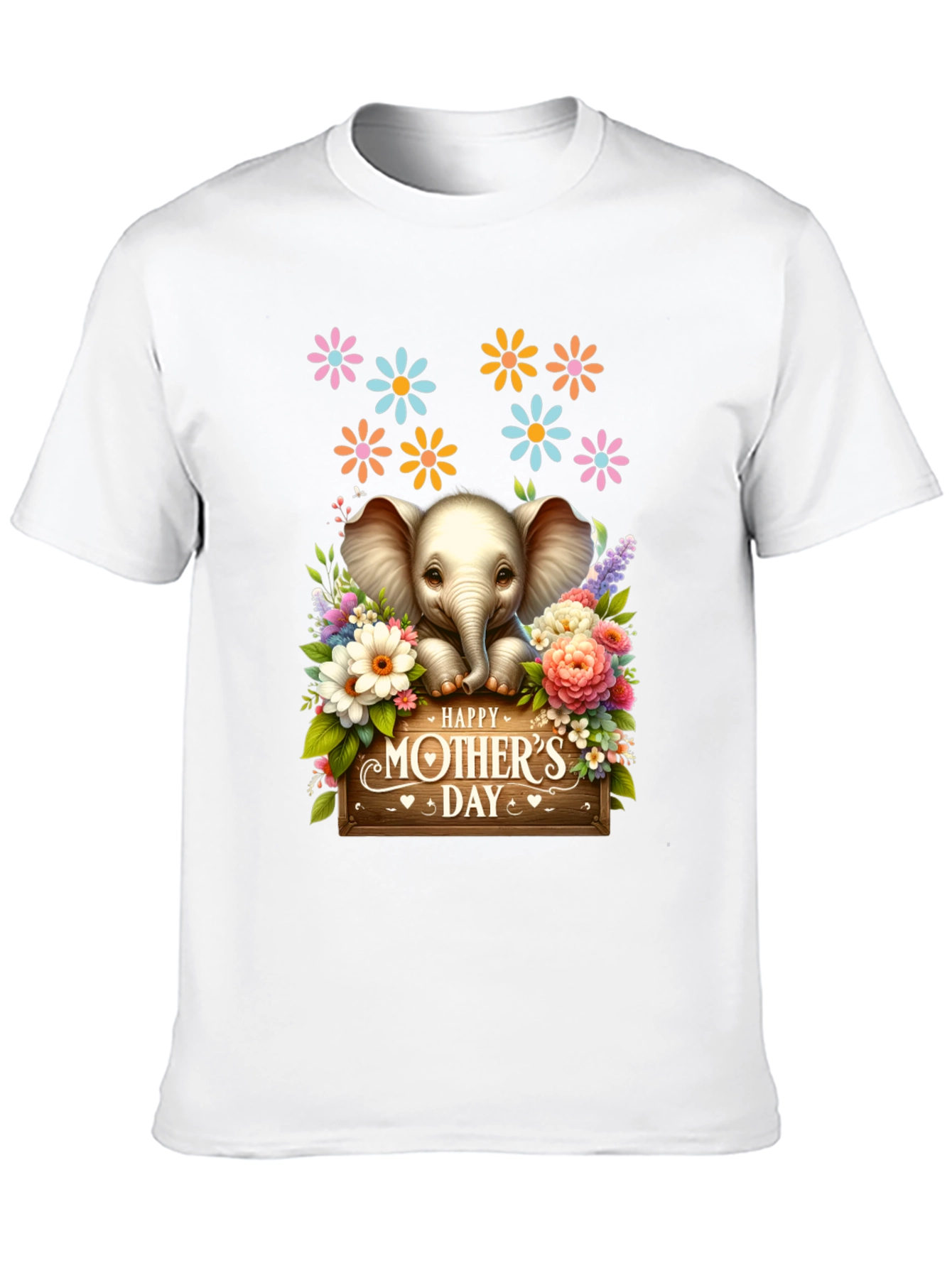 Cute Elephant Mothers Day T-Shirt