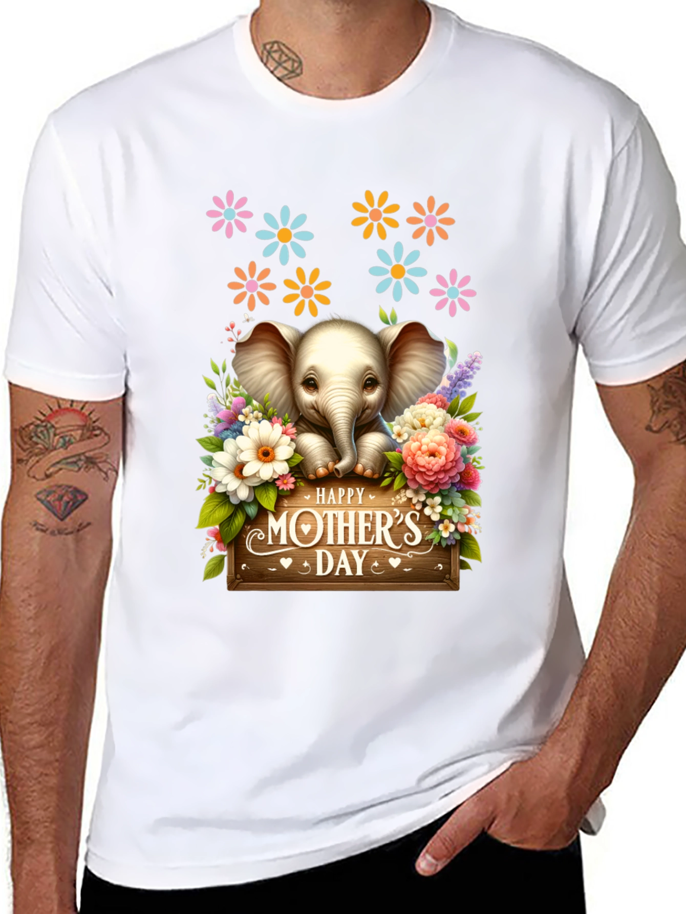 Cute Elephant Mothers Day T-Shirt