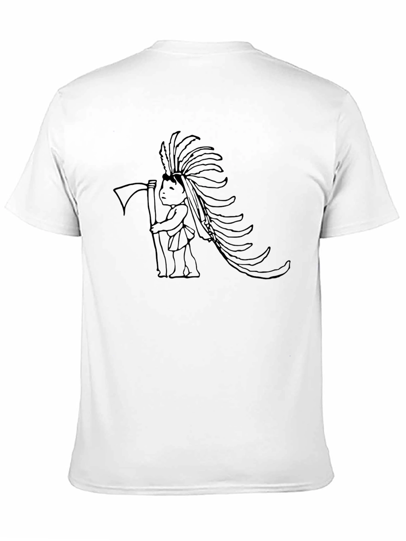 Native American Graphic T-Shirt - Black
