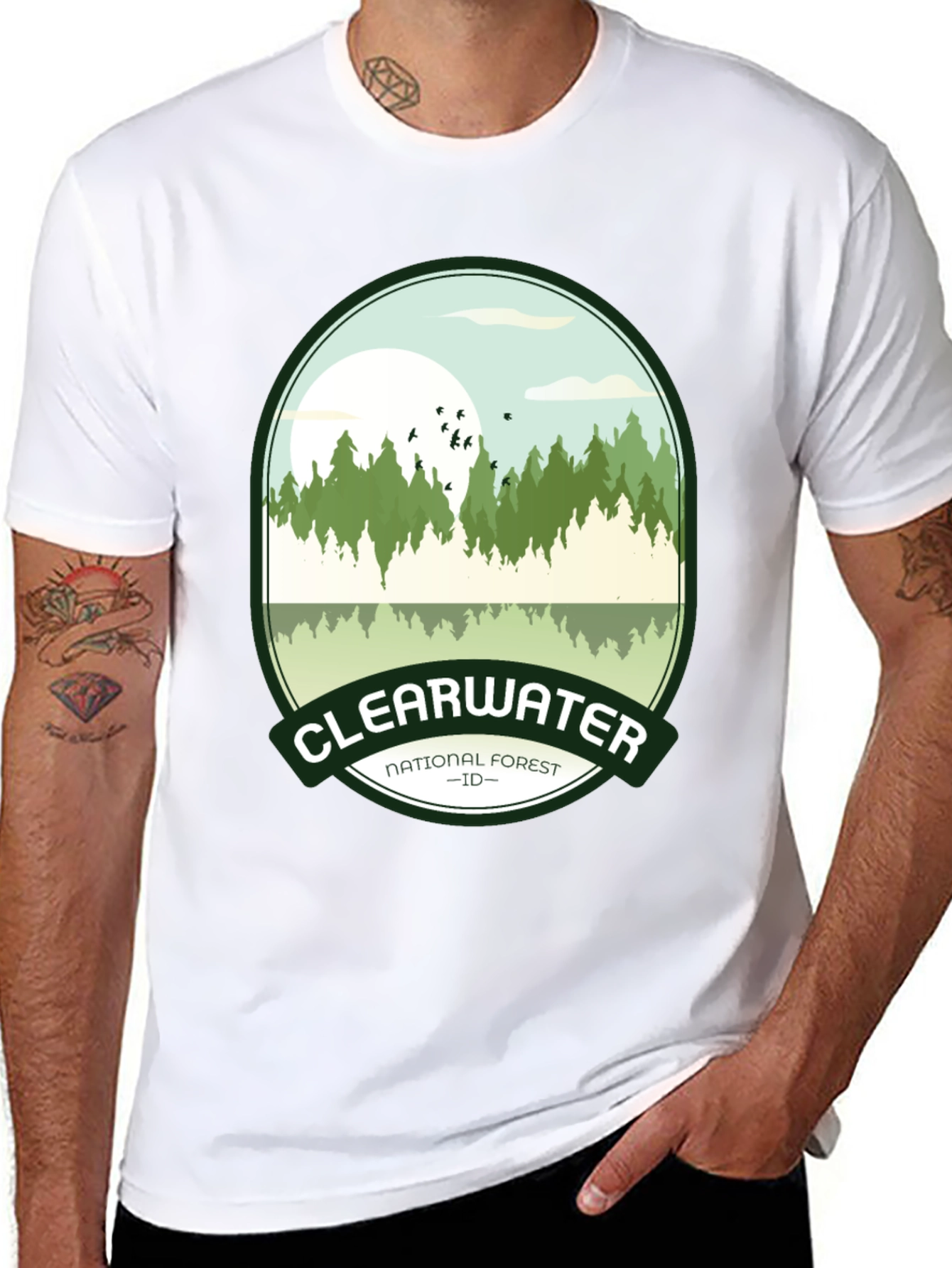 Clearwater National Forest Graphic T-Shirt