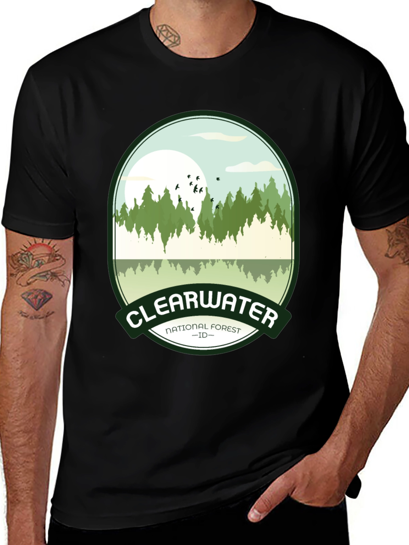 Clearwater National Forest Graphic T-Shirt