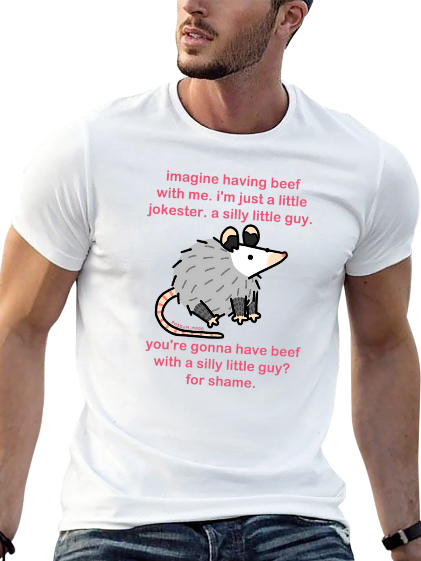 Silly Guy Opossum Graphic Tee
