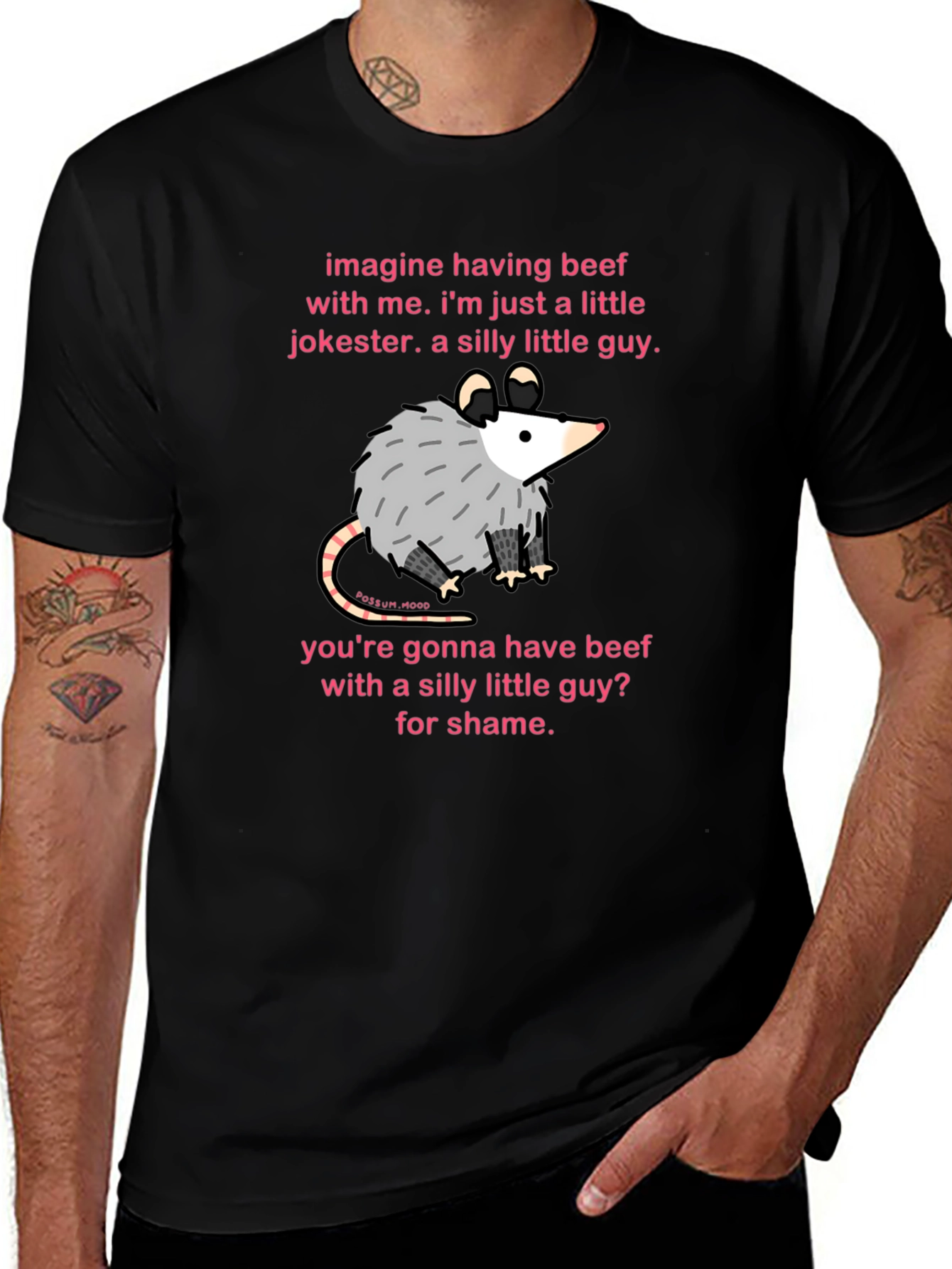 Silly Guy Opossum Graphic Tee