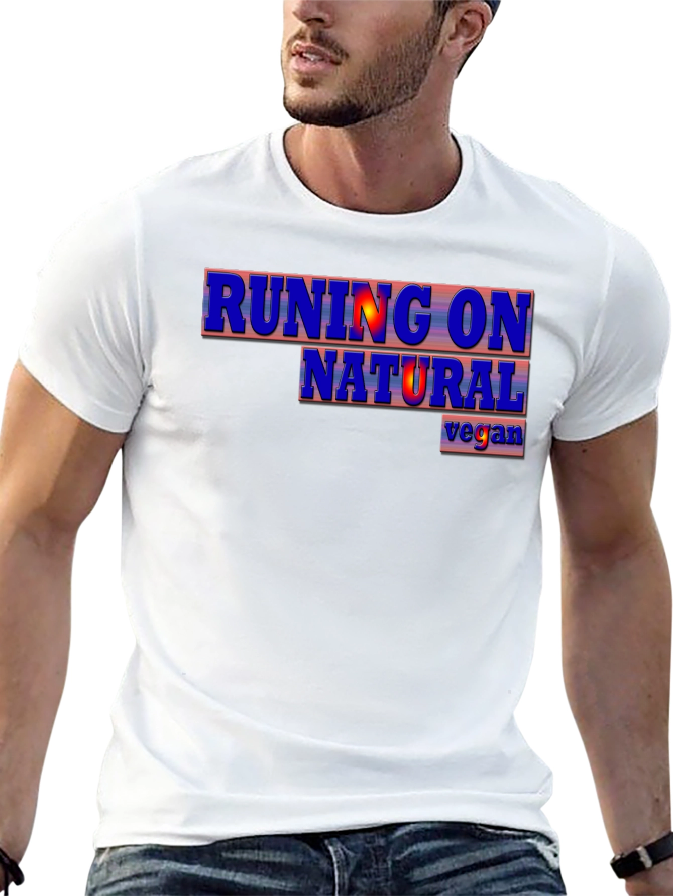 Running on Natural Vegan T-Shirt