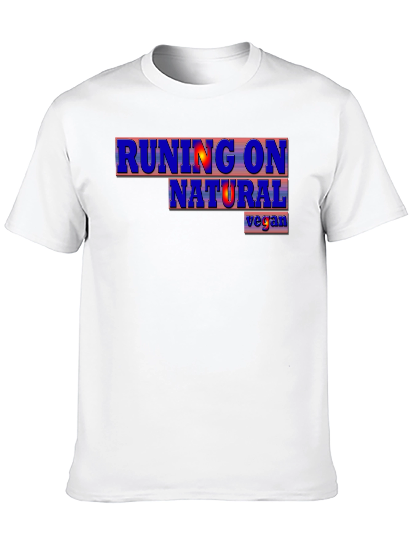 Running on Natural Vegan T-Shirt