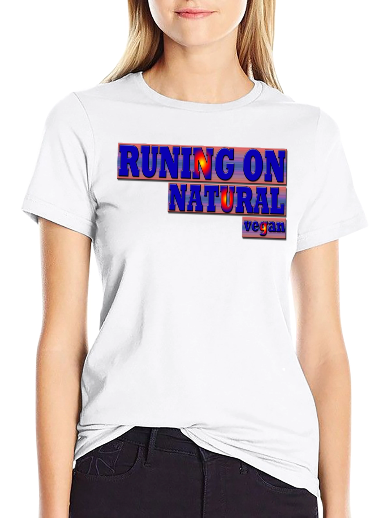 Running on Natural Vegan T-Shirt