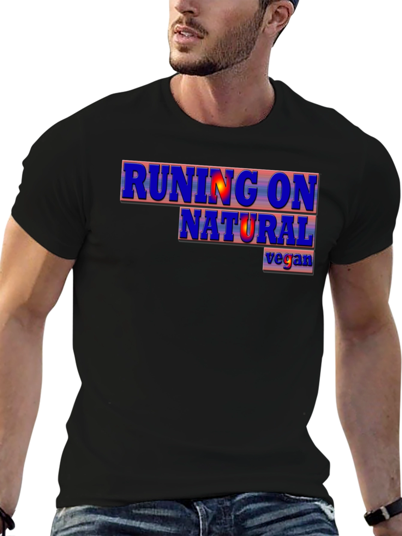 Running on Natural Vegan T-Shirt