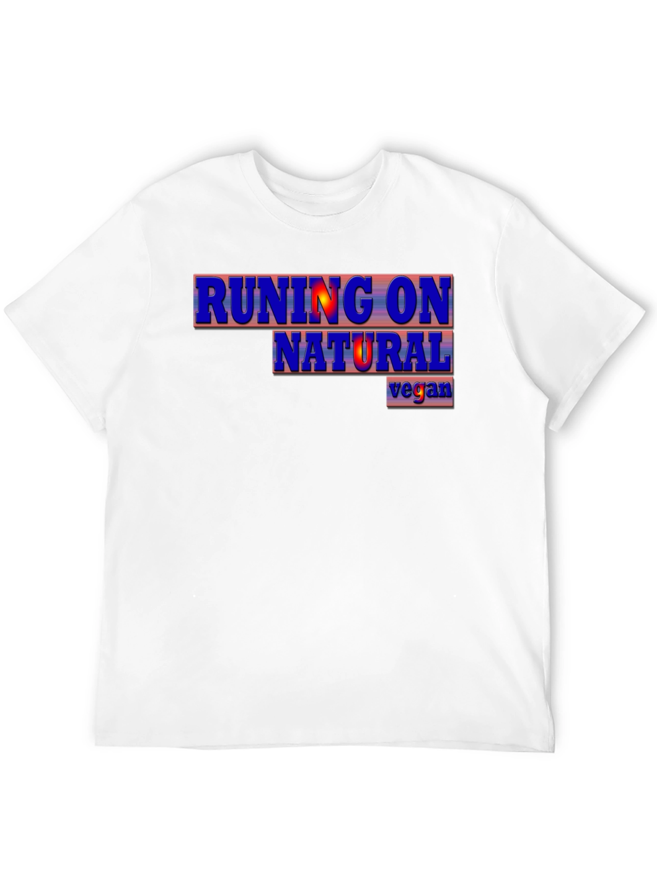 Running on Natural Vegan T-Shirt
