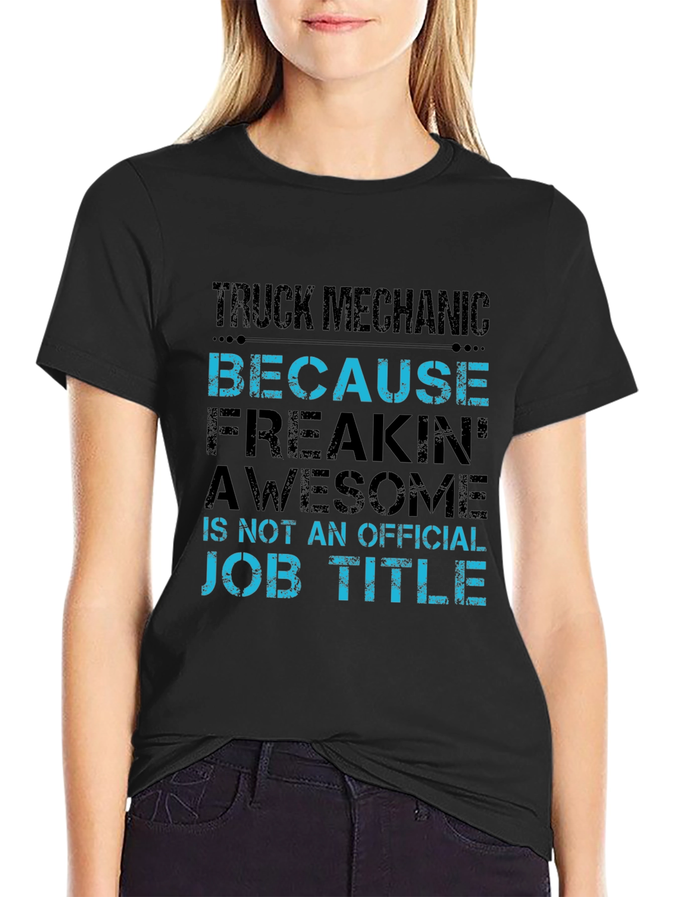 Truck Mechanic Awesome Job Title T-Shirt