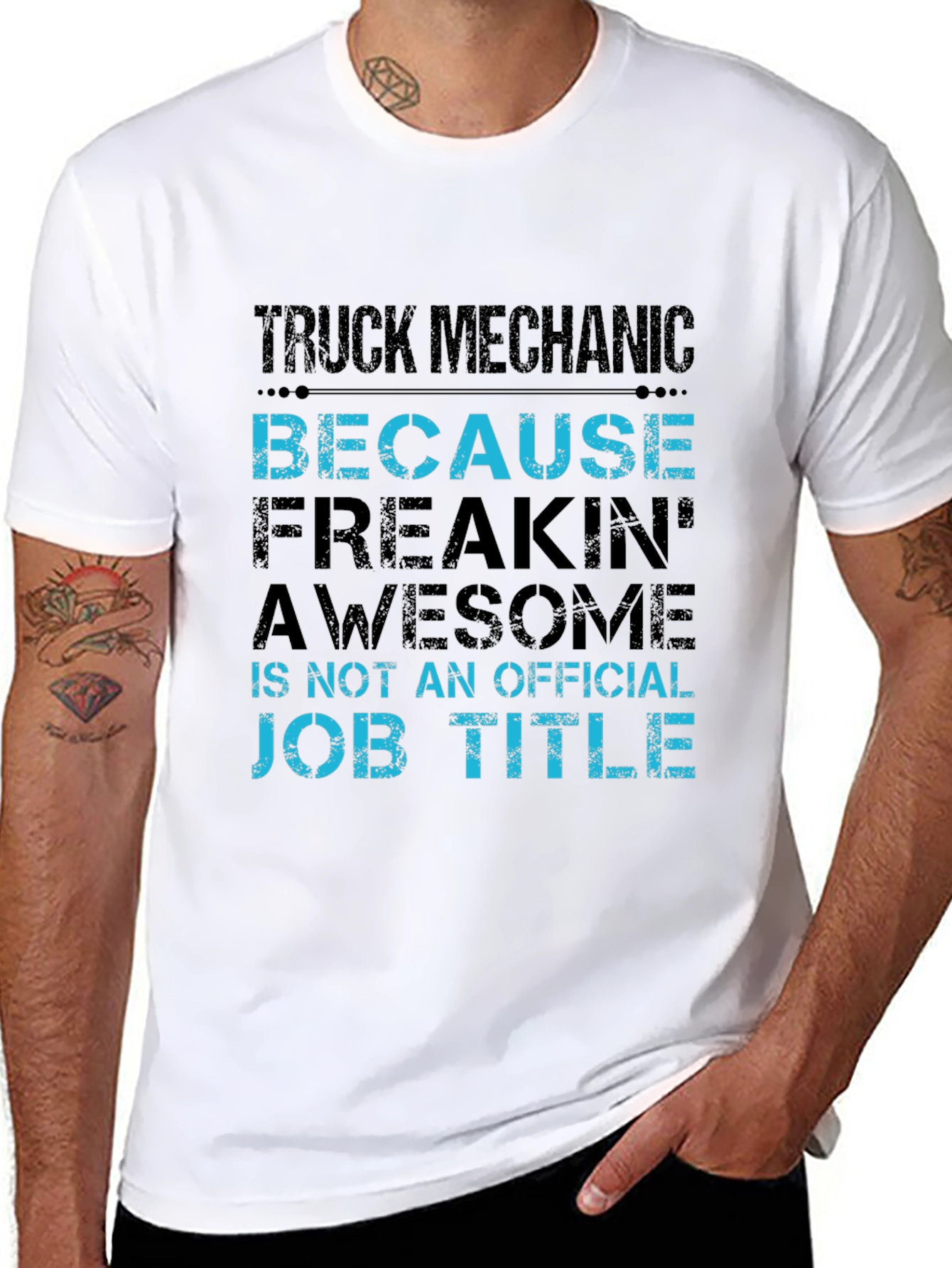 Truck Mechanic Awesome Job Title T-Shirt