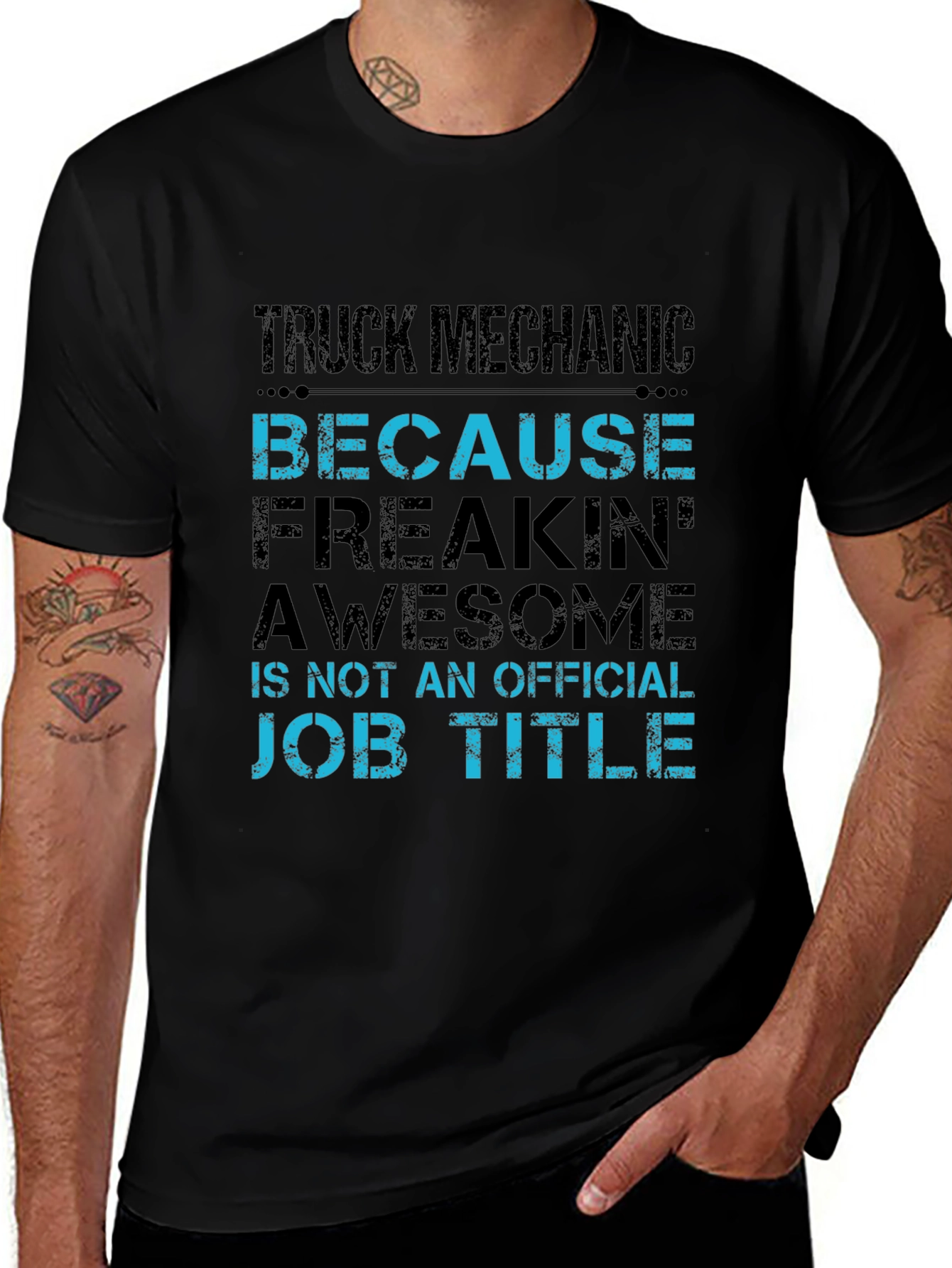 Truck Mechanic Awesome Job Title T-Shirt
