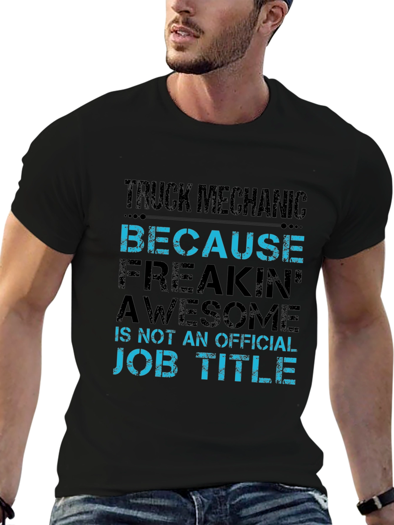 Truck Mechanic Awesome Job Title T-Shirt
