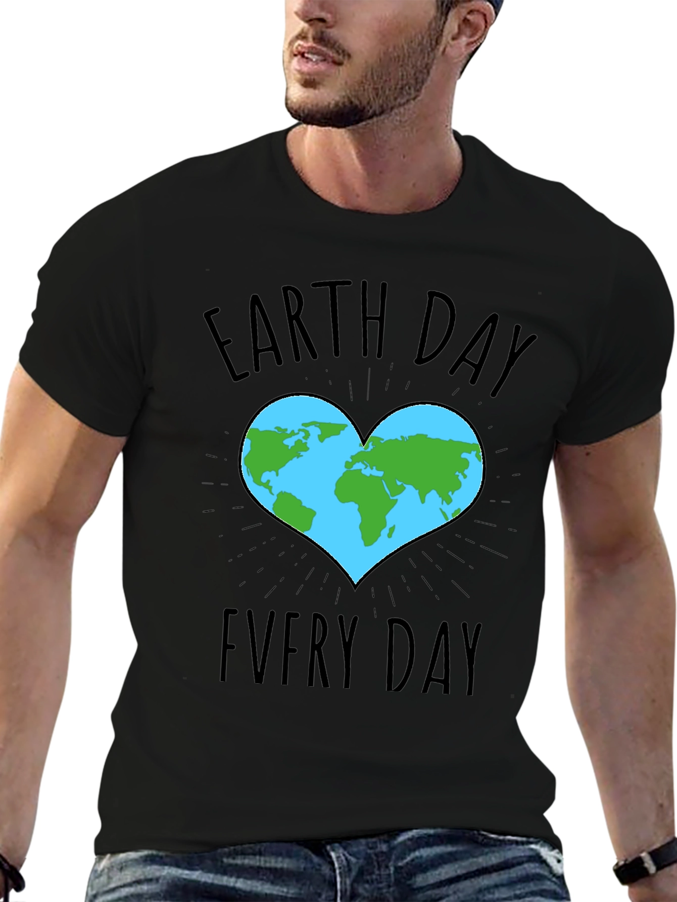 Earth Day Everyday Heart T-Shirt